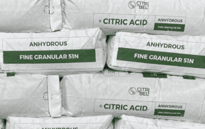 25 kg citric acid bags from a European manufacturer